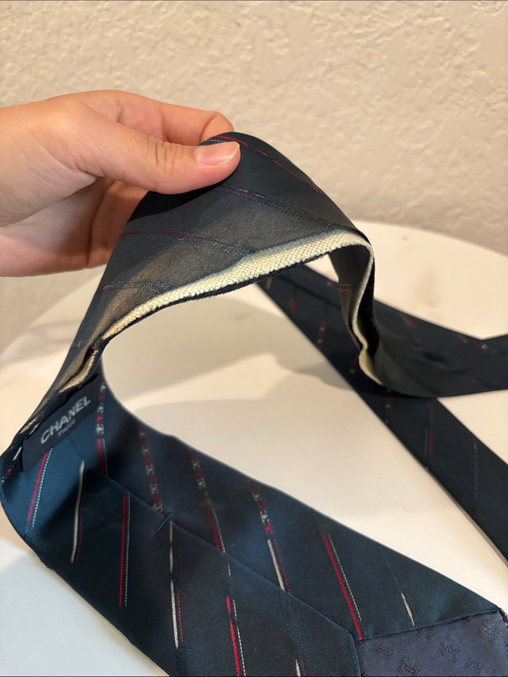 Celine, Loewe, Chanel, Dunhil Men's Silk Tie - Multi-Color Set 5pcs - Picture 13 of 14